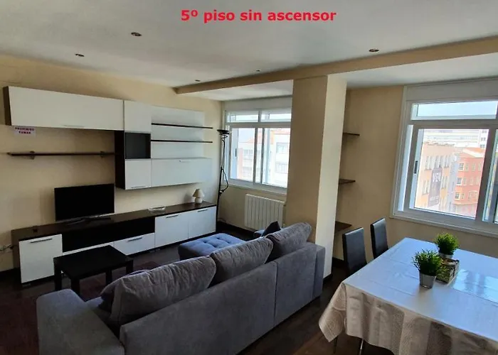 Apartment Coqueto De 2 En Zona Estacion Tren A Coruna